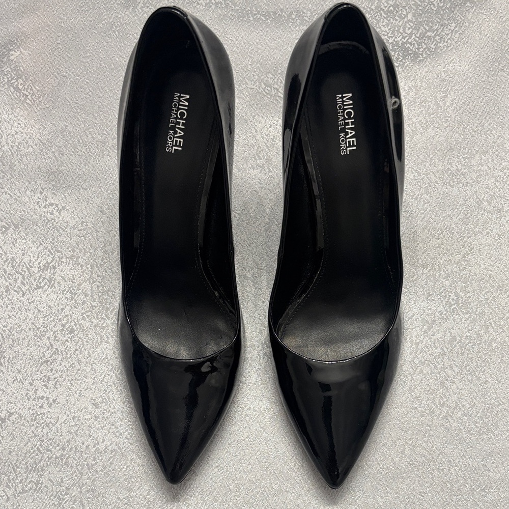 Michael Kors Glossy Black Heels